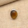 Tiger's Eye Gemstone 925 Sterling Silver Jewelry Handmade Ring  Gift For Her