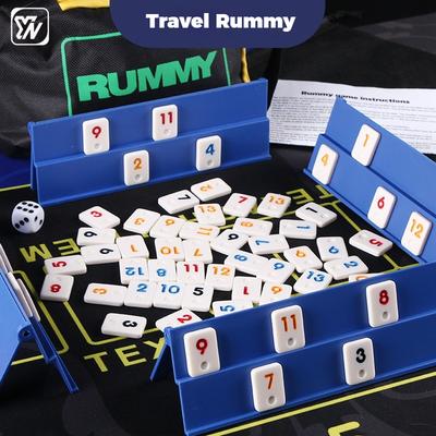 Travel Rummy, Rummikub, Rummybrix, Mahjong - Casual Party, Table Games, Pull Games, Chess, Number Pairing Game, Travel Game