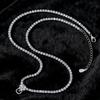Retro Weißer Jade Diamant Offener Ring & Anhänger Halskette Schmuckset für Damen