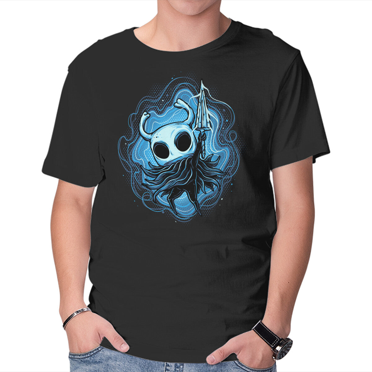 Unisex Crew Neck T-Shirt Glowing Insectoid Graphic Short Sleeve Casual Tee S