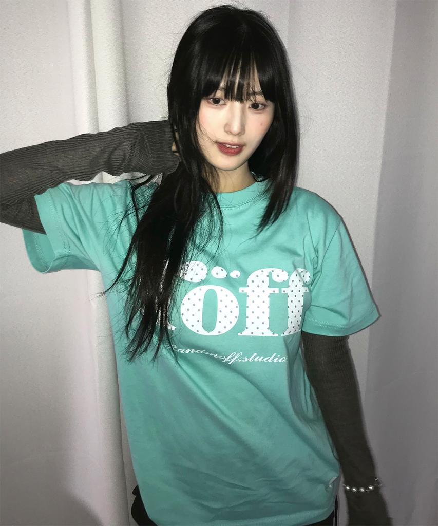 RANDOMOFF Röff Type Play Dot T-Shirt Mint(White)