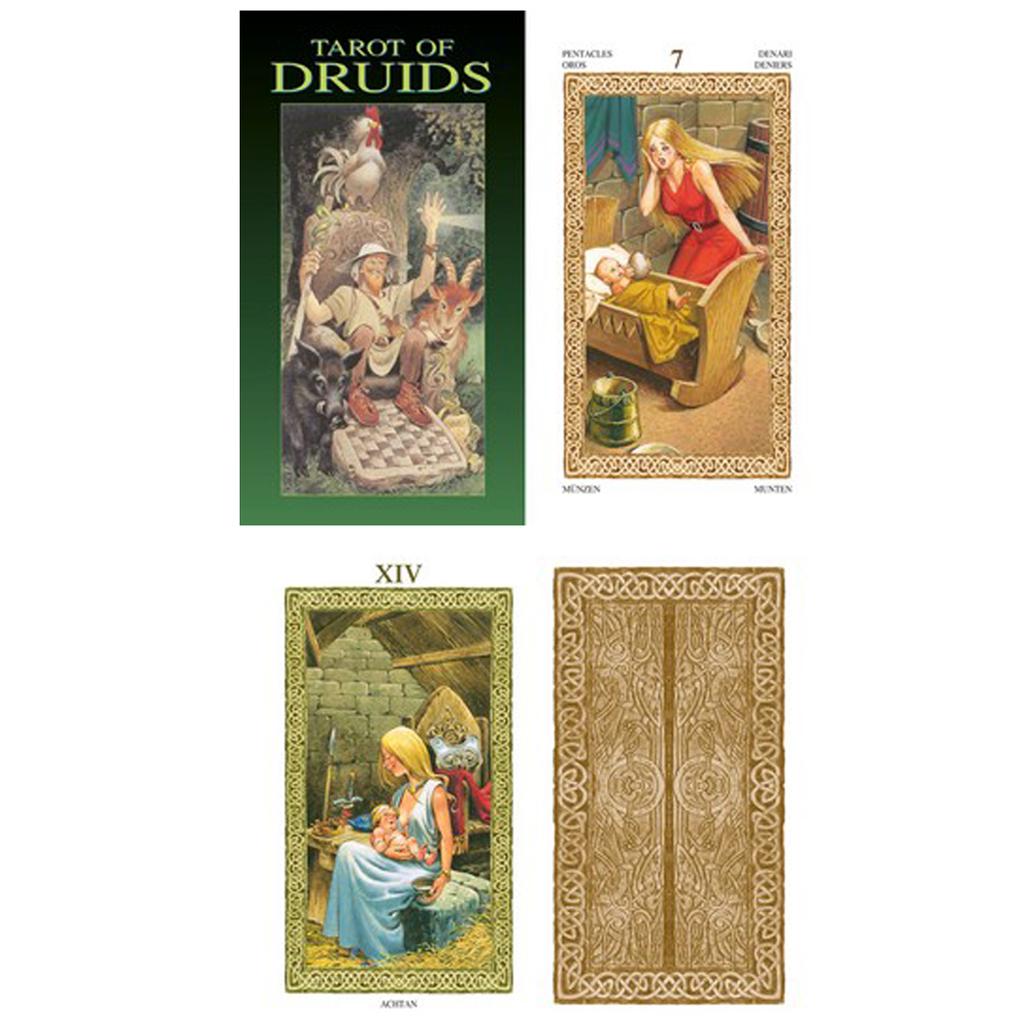 Les Trésors De Lily [A0956] - Tarot Creator 'Tarot of the Druids' grønn - 12x7x3 cm