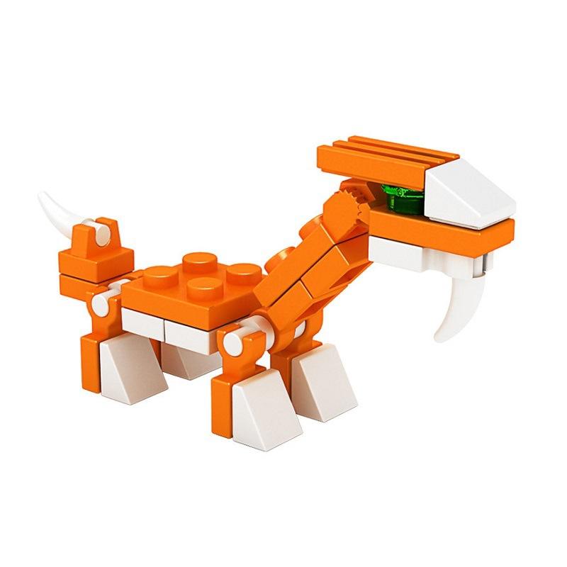 [Spot] Mini Building Blocks Jurassic Building Blocks World Children's Puzzle Assembled Dinosaur Park Toy Set