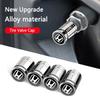 Metallic New 4Pc Car Wheel Tire Valve Caps Air Stem Covers Accessorie For Honda Accord Odyssey CRV Jazz Pilot Civic City HRV CRX GI1