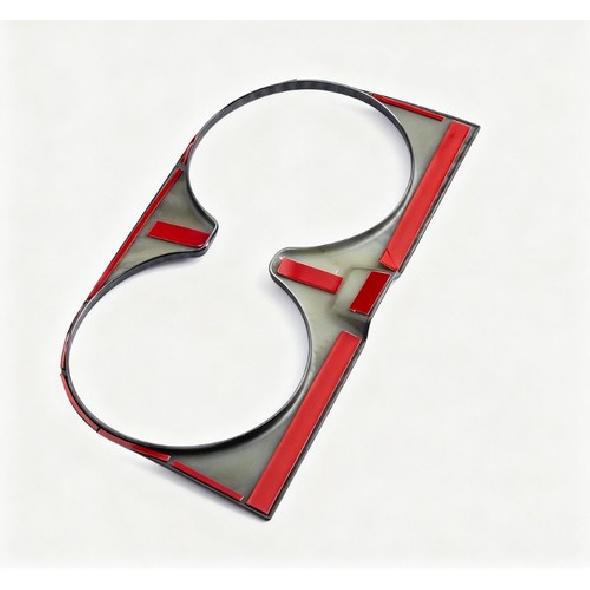 For Toyota Prius -2025 Carbon Fiber Cup Holder Cover Trims Accessories