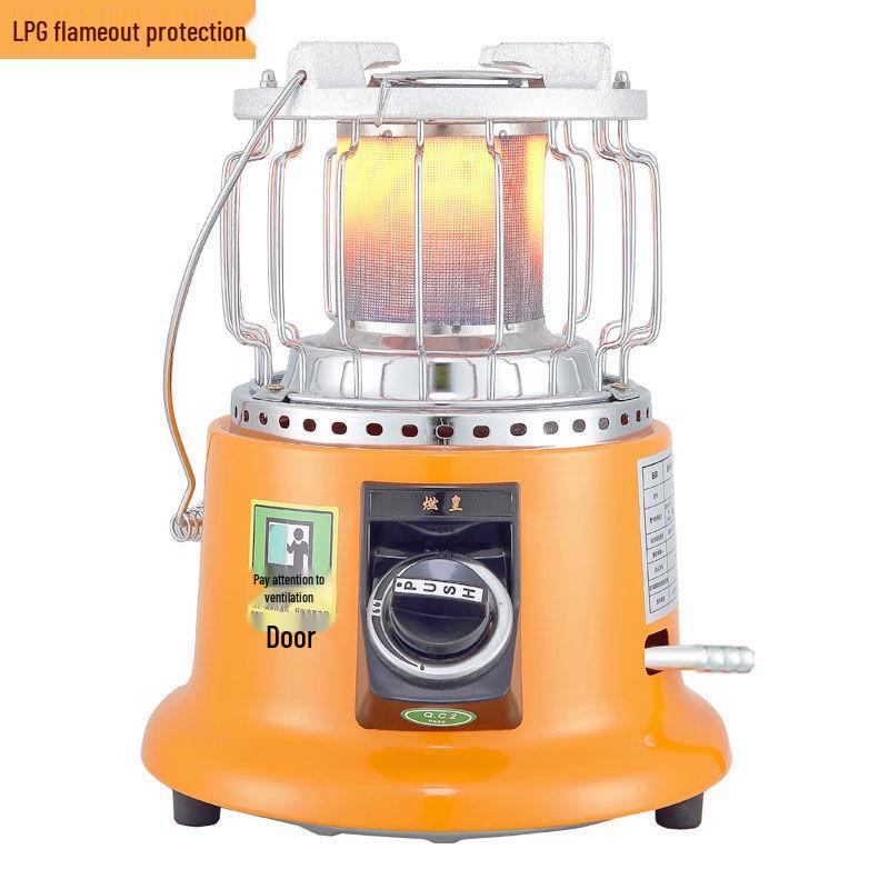 Burner Emperor Natural/Liquefied Gas Energy-Saving Fireplace Heater: New Model for Household Heating