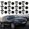 50pcs Car Bumper Buckle Clip Car Fender Fastener Car Trim Panel Engine Cover Retainer Clip Auto Interior Accessories for Toyota