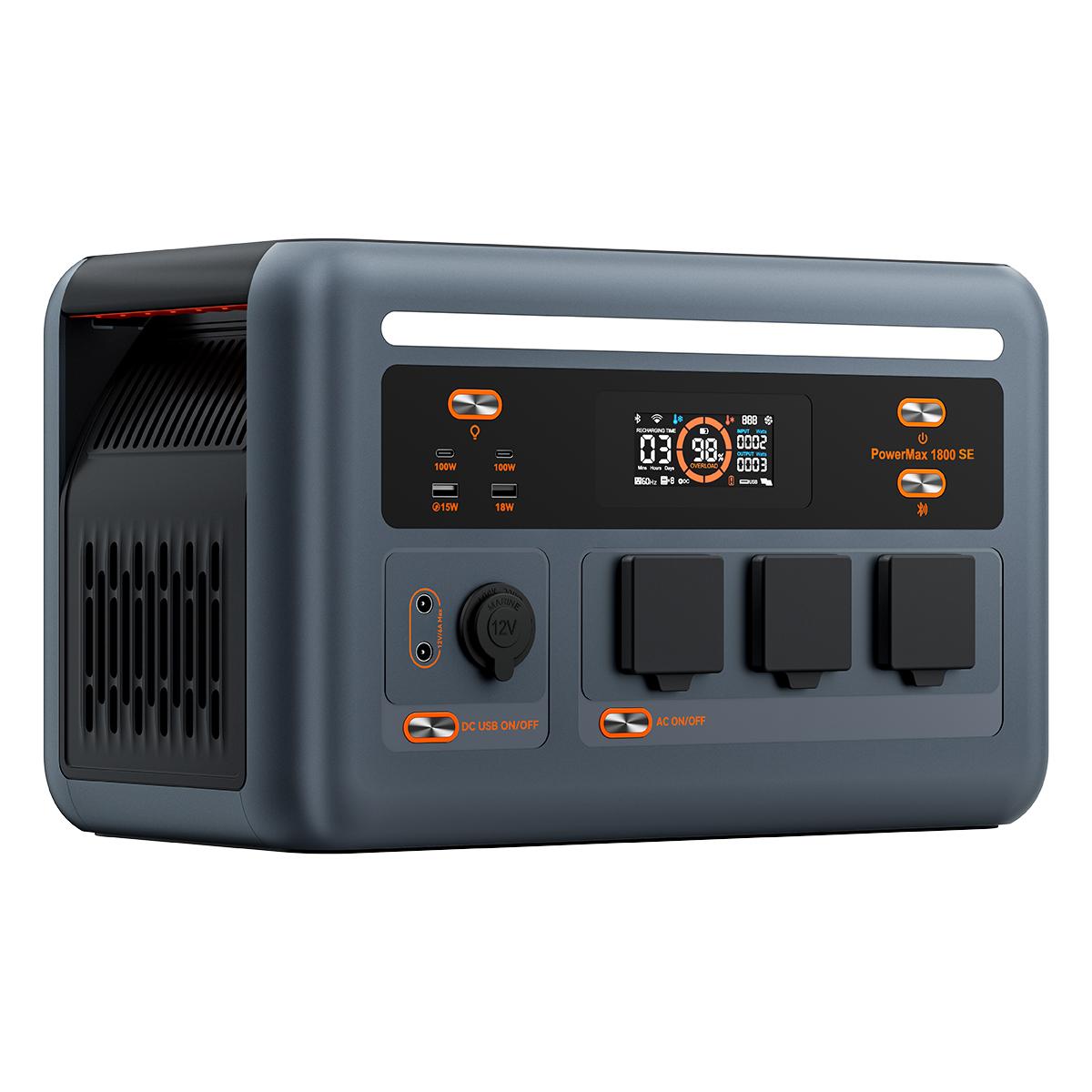 Pārnēsājama spēkstacija PowerMax 1800SE 1024Wh LiFePO4