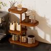 Large Capacity Cup Storage Rack Bamboo Seasoning Storage Rack Perfume Display Stand  for Kitchen