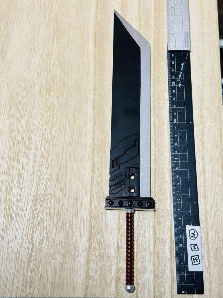 Épée Miniature Légendaire de Buster Final Fantasy 30cm, Épée, Arme, Porte-clés, Accessoire, Figurine, Poupée, Présentoir, PS4, PS5, Anime, Jeu, PC, Ordinateur, Alliage,