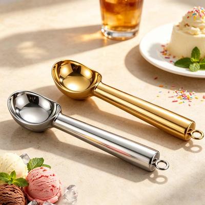 304 Stainless Steel Self-Melting Ice Cream and Fruit Scoop Spoon