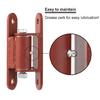 High Capacity 1100lb Radials Load Hinges Sturdy Metal Construction Convenient Accessory for Warehouse and Barn Door