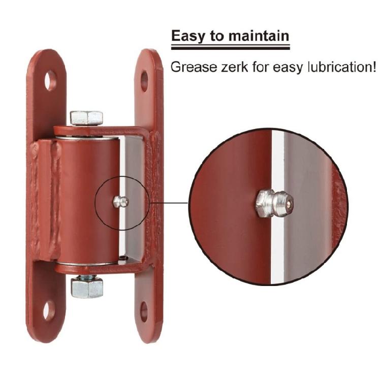 High Capacity 1100lb Radials Load Hinges Sturdy Metal Construction Convenient Accessory for Warehouse and Barn Door