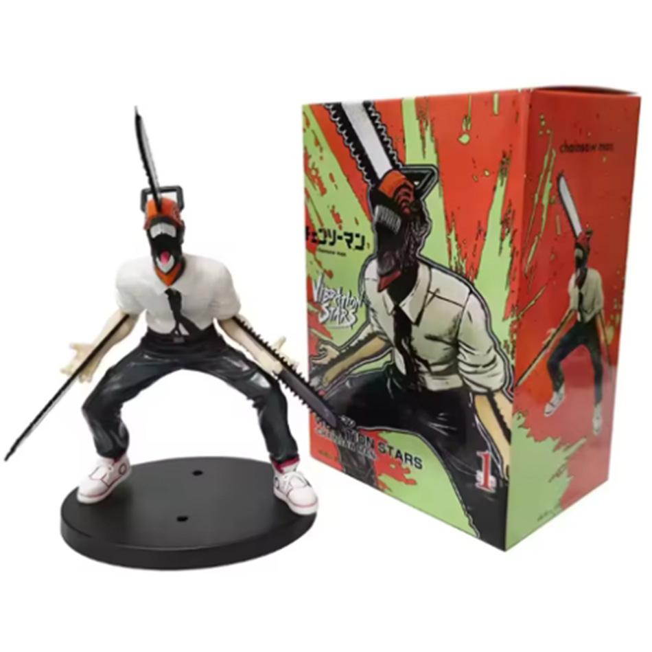 Chainsaw Man Denji 19cm Anime Action Figure Adult Collectible Model Doll Toy Power Figure Denji Figurine