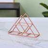 European Style Triangle Napkin Holder Handicraft Hollow Tissue Rack Dining Table