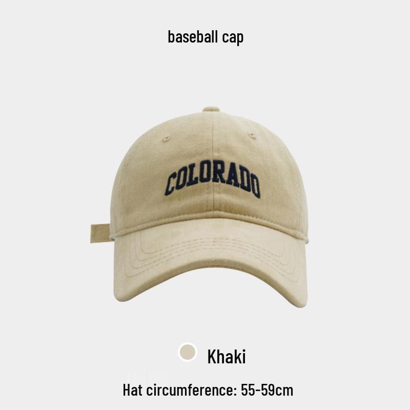 Women's Plus Size Embroidered Baseball Cap - Large Fit, Versatile Sunshade