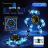 Transformable Luminous Fingertip Gyroscope - Educational Rotating Decompression Toy for Kids