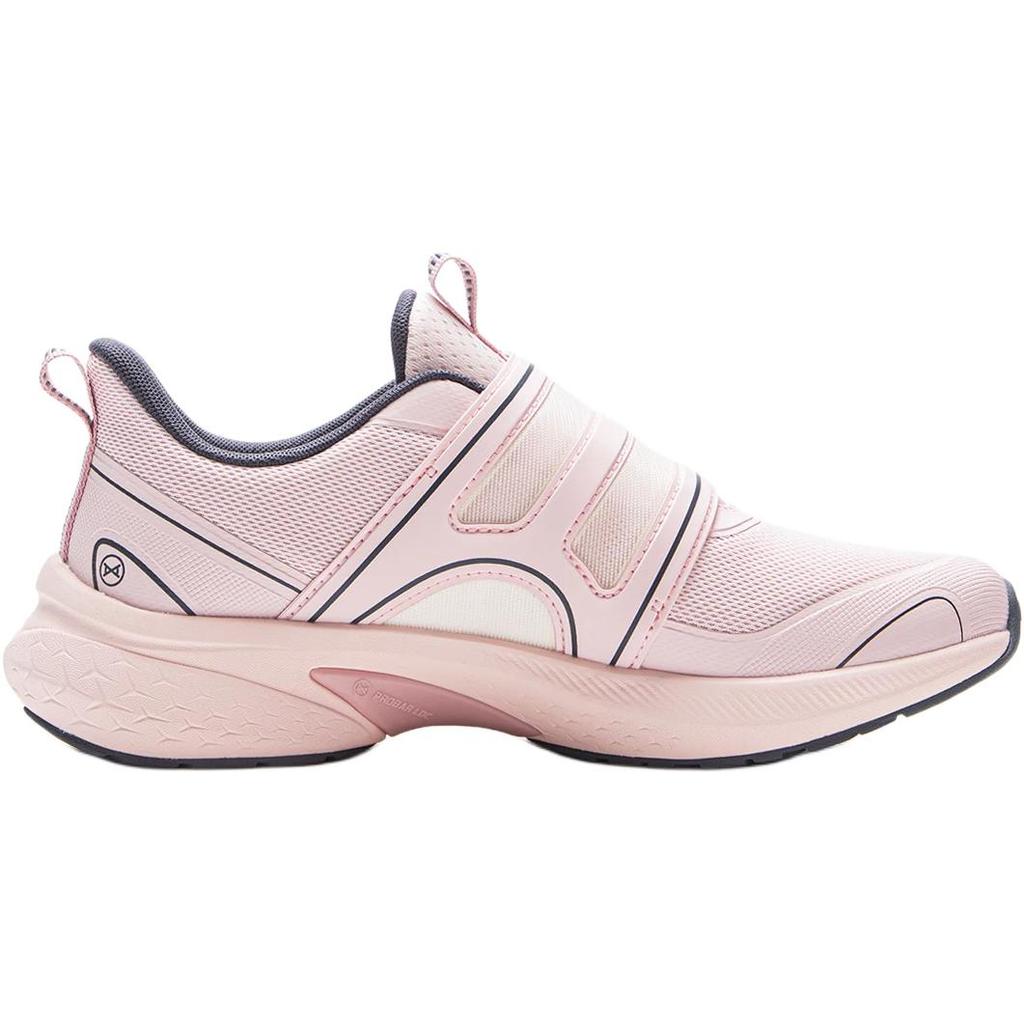 Li Ning Kids Treading Star Premium Comfortable Fashion Versatile Running Shoes Kids Running Shoes Pink YKFV082-4