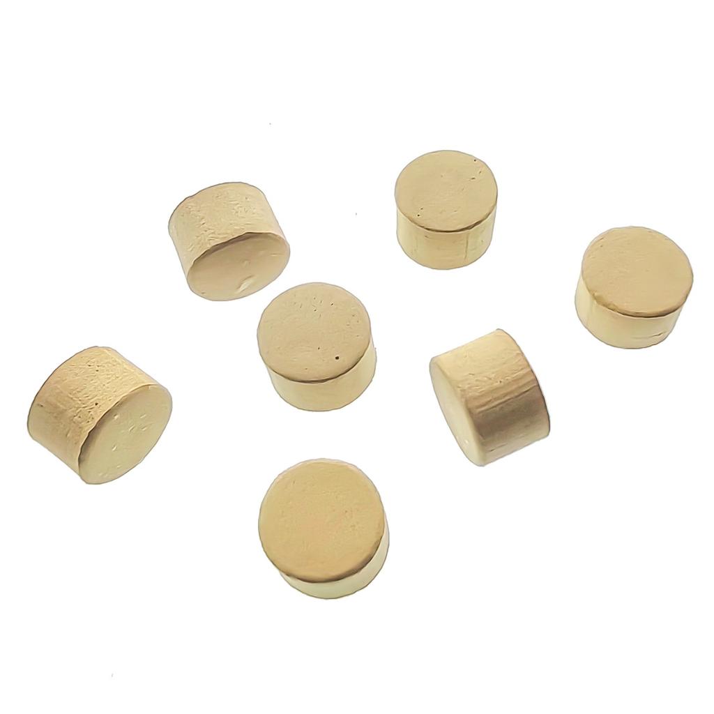 10Pcs Flute Cork Pads Flute Repairing Cork Pad Flute Water Key Spit Value Cork Pad Musical Instrument Performances Parts