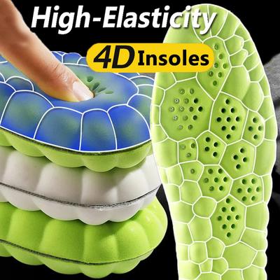 Branț sport din latex 4D Tampoane pentru încălțăminte super moi cu elasticitate ridicată Pernă antidurere Deodorant Suport arc Suport branț pentru alergare Branț pentru picioare