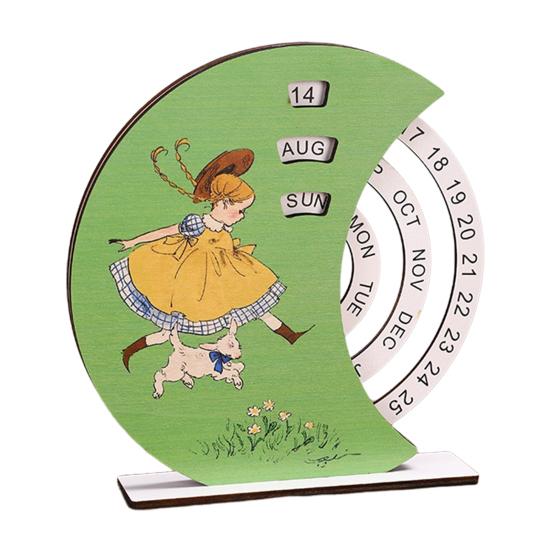 

Вечный календарь с вращающимися блоками Настольный Декор для офиса Настольный органайзер Милый Мотивационный E