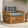 Outdoor Middle Sofa Natural