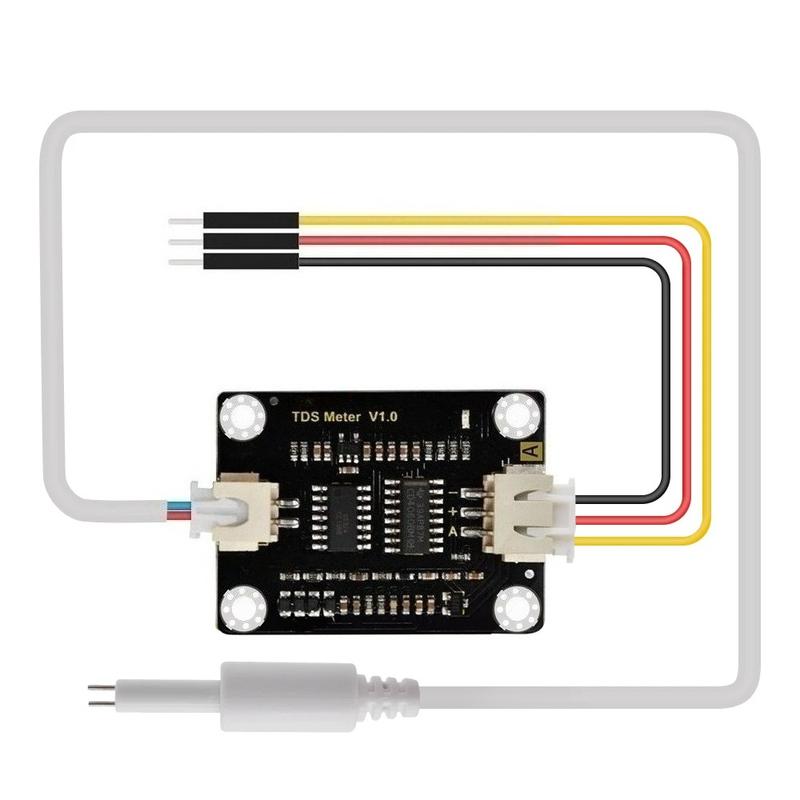 TDS Meter V1.0 Water Quality Sensor Digital Tester for Purity, Filtration,Hydroponics Compatible with Arduino ESP32 Raspberry Pi