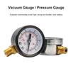 -0.1~0 MPa Vacuum Pressure Gauge 1/8 Inch  NPT 0-150psi Pressure Gauge  for Air Pump Oil Water Separator Filter Pneumatic Tools