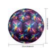 1 Stück Fußball mit Sternenhimmel-Thema, Größe 5, Leichtes PVC, Fußball für das Training im Freien, Geschenk j61451