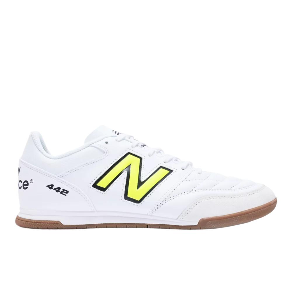 New Balance 442 V2 Team Leder Bequeme Schlichte Passform Low Top Trainingsschuhe Unisex Sneaker Weiß MS42IIB2