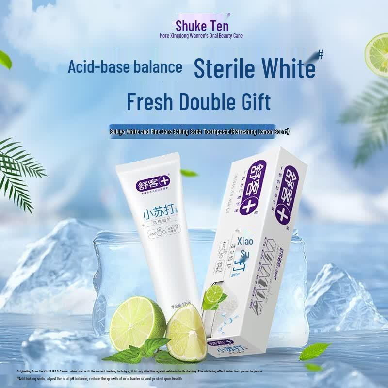 Saky Baking Soda Whitening Toothpaste, Refreshing Lemon