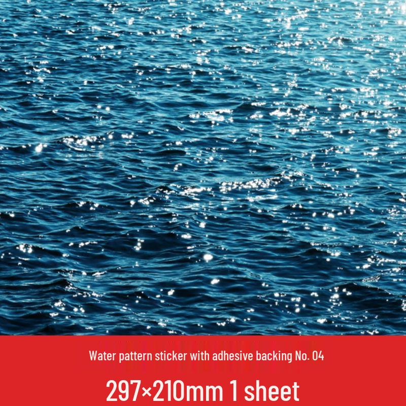 Crab Kingdom DIY Water Ripple Sticker for Micro-Landscape Models.