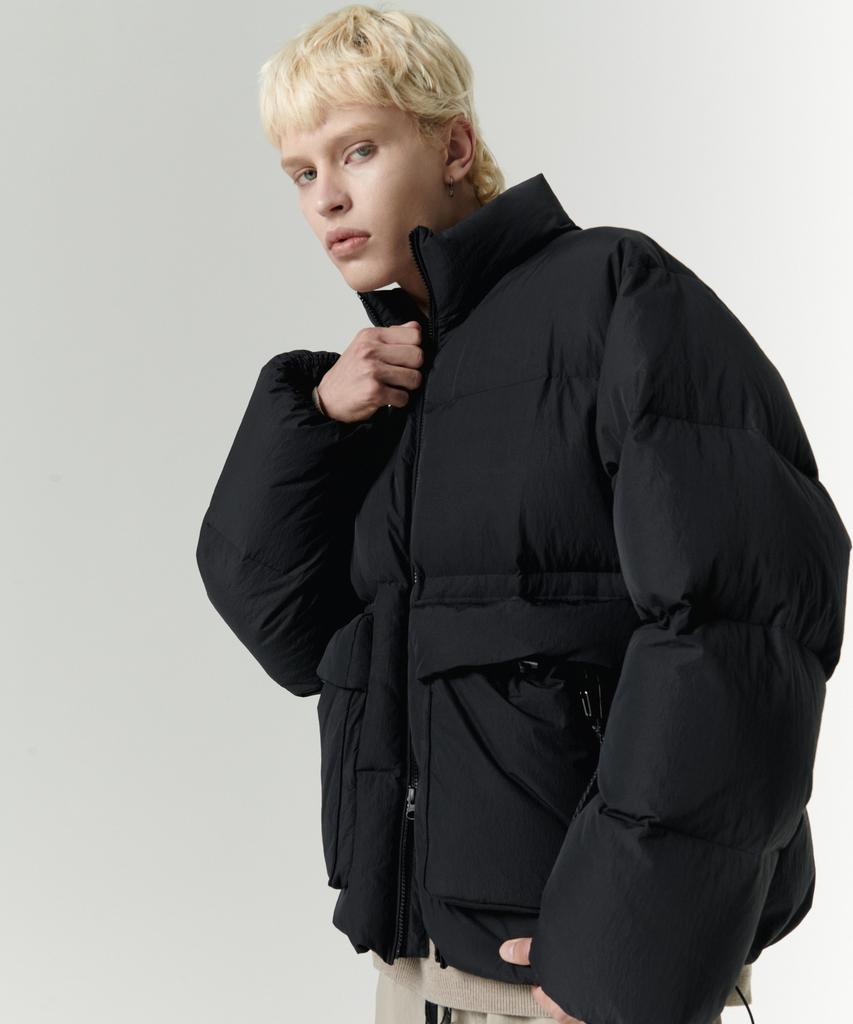 Musinsa Standard [City Leisure] Down Short Padded Jacket [Black]