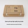 Shengben A4 Acid-Free Kraft Archival File Boxes, 10-Pack