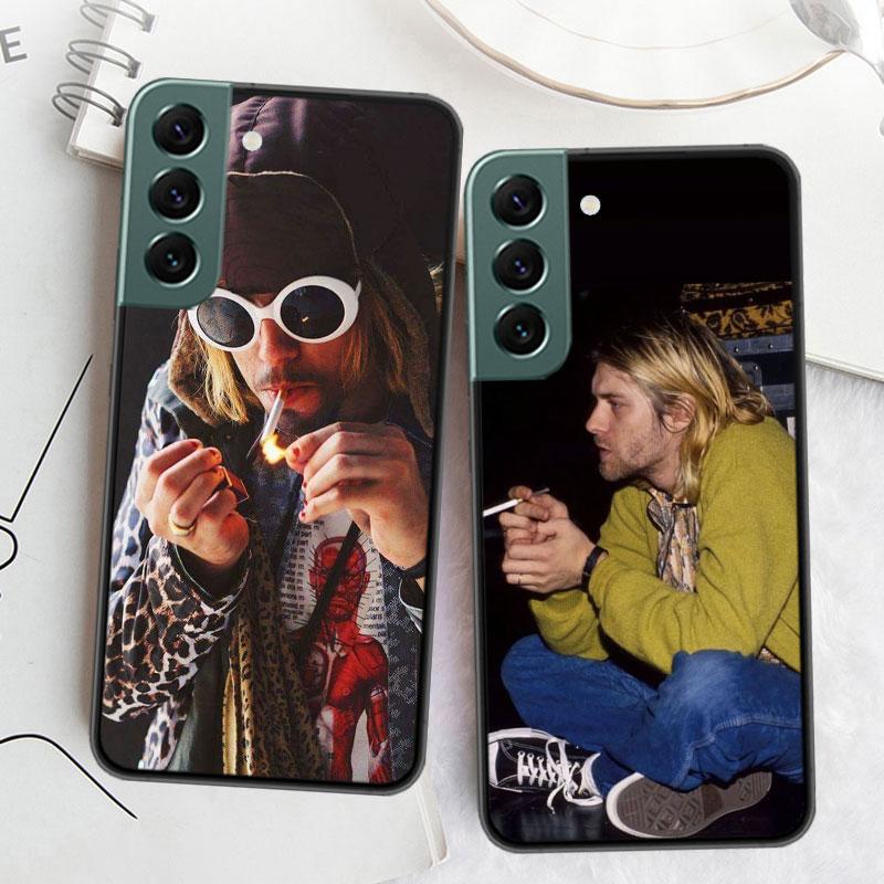 Retro Singer Kurt Cobain Phone Case For Samsung A15 A25 A35 A55 Galaxy A12 A22 A32 A52 A72 A54 A34 A24 A14 A53 A33 A23 A13 A73 A