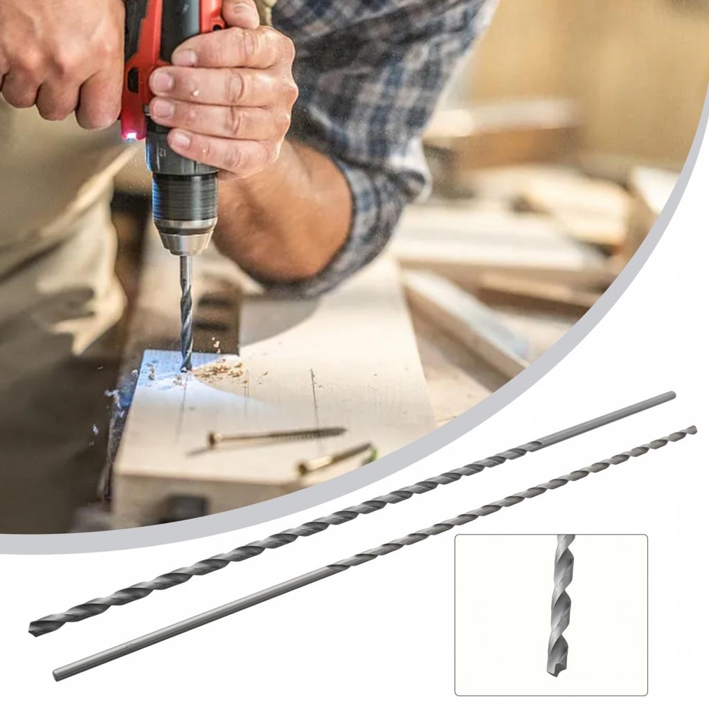 Extra-Long Series Mini HSS Metal-Wood Drill Bits Straight Shank-Tools