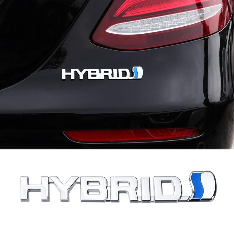 1ks Hybridní 3D kovové samolepky Odznak karoserie Odznak zavazadlového prostoru pro To-yo/ta Chr Auris Camry Corolla Vios Levin YARiS L Příslušenství