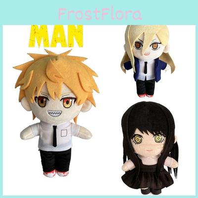Peluche Chainsaw Man Denji Power Mitaka Asa Bambola Morbida Ripiena 20cm Regalo Perfetto Anime Per Bambini