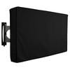 Outdoor TV Screen Dust Cover Black LCD Television Set Water Dust Resistant Protect Bag 24" 38" 42" 48" 52" 65inch