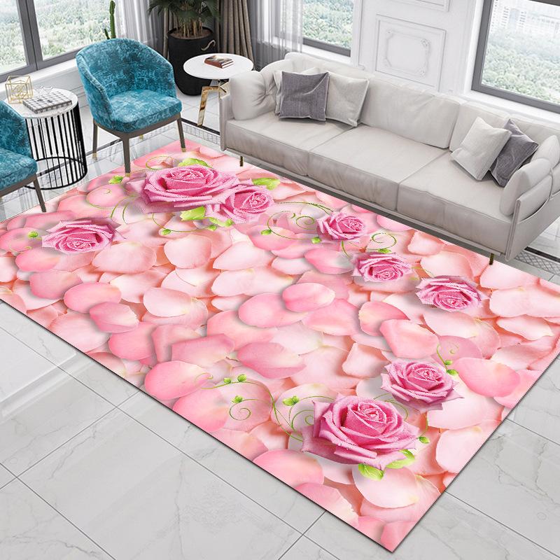 Living Room Carpet Nordic Ethnic Style Home Decoration Coffee Tables Large Area Plush Mat Bedroom Vintage Rug