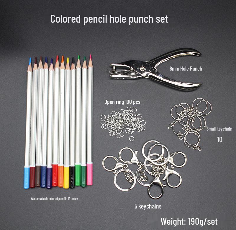 DIY Colored Pencil Heat Shrink Sheet Set for Beginners