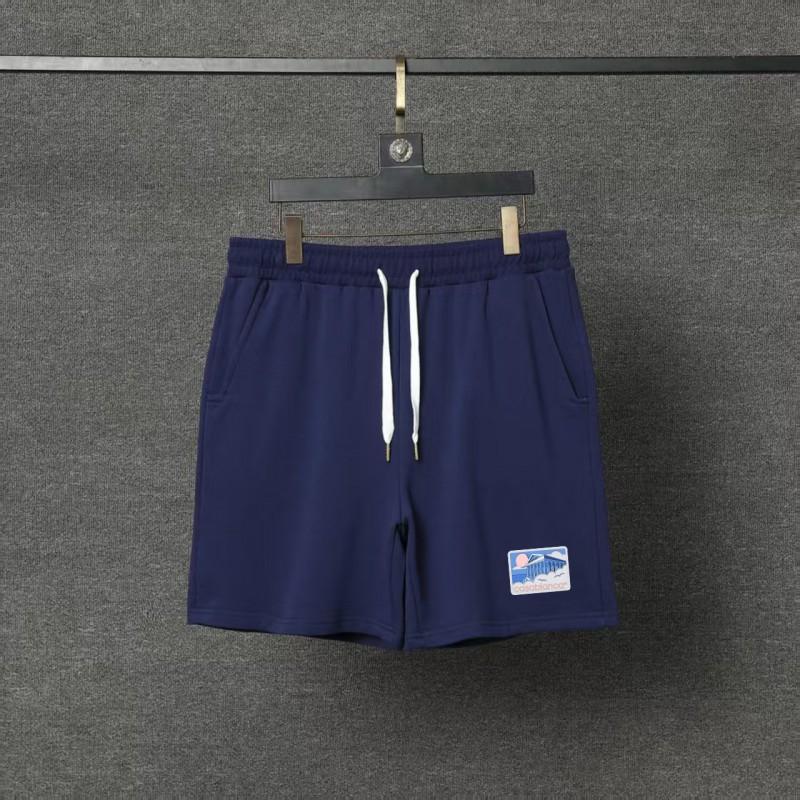 Mens Casual Shorts Cotton Blend Loose Fit Printed Short Pants Men Women