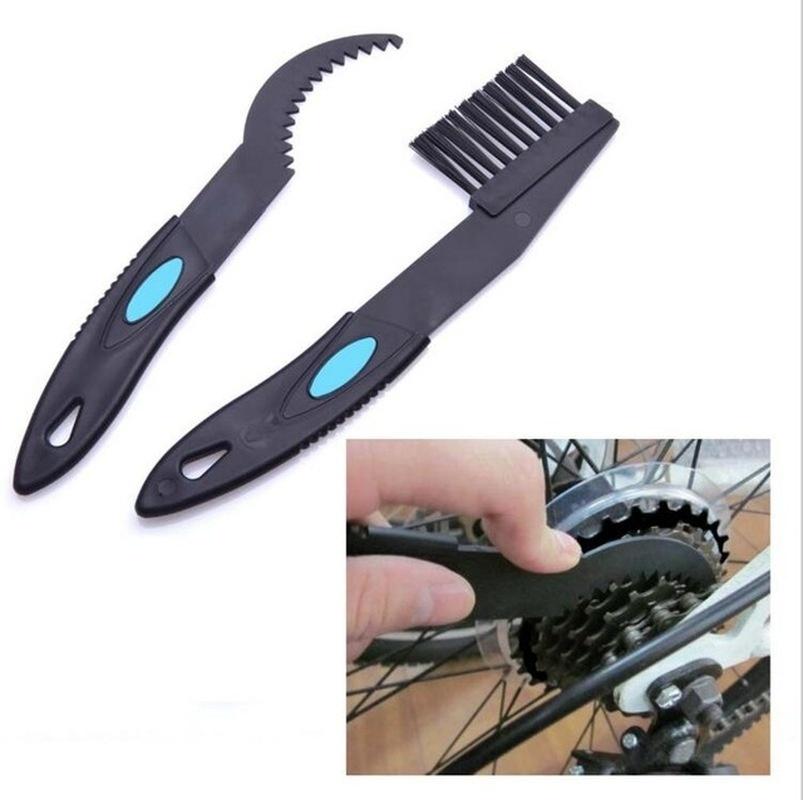 2 PCS Bicycle Chain Clean Brush Cleaning Bike Cycling Cleaner Scrubber Tool Bicycle Repair Tools Hot