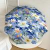1PC Floral Pattern Umbrella-8-Rib Reinforced, Automatic Open, Lightweight & Durable, Fashion Accessory for Outdoor, J0377