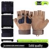 Men's Full-Finger Outdoor Tactical Gloves - Cut-Resistant, Wear-Resistant for Motorcycle Riding & Combat