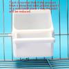 1pc-Hanging Bird Feeders for Cage Plastic Food Container with Perch for Parakeets
