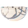 Marui Seito Shigaraki Ware Hechimon Bowl, Approx. 16cm Diameter, Glacier Blue, MR-3-4222