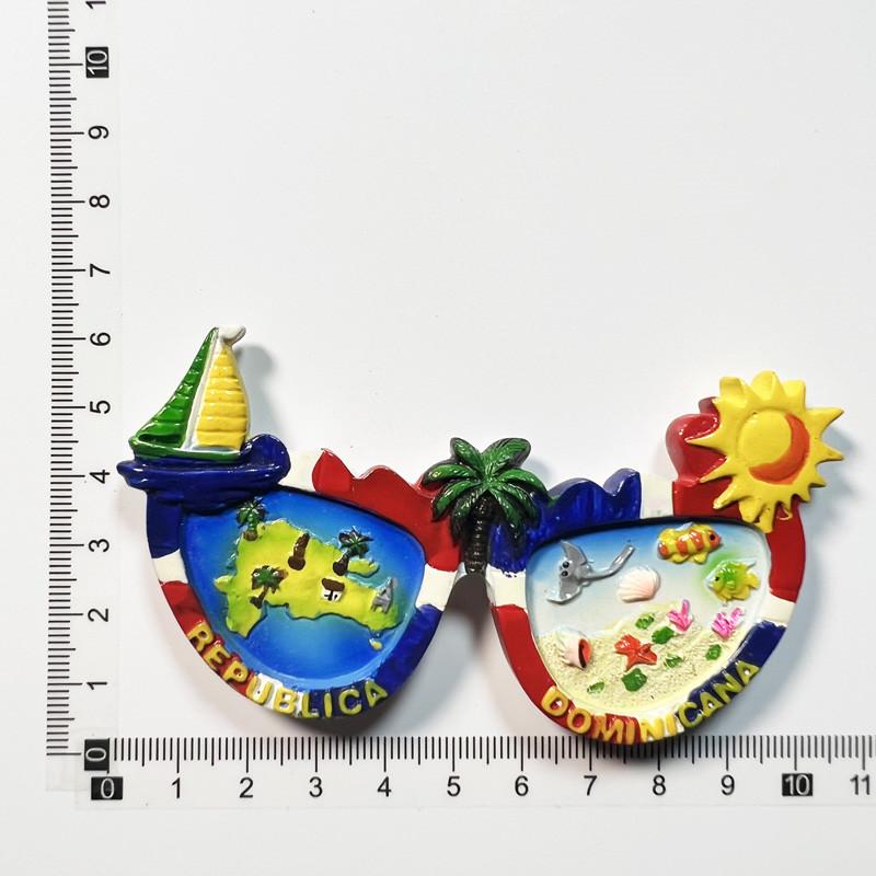 

The Dominican Republic Fridge Magnets Tourist Souvenirs Home Decoration Wedding Birthday Gifts Message Board Magnetic Stickers