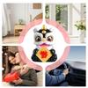Cute Car Dashboard Figures Lunar New Year Solar Powered Lion Dance Desktop Decor Center Console Decor Figure For Drivers