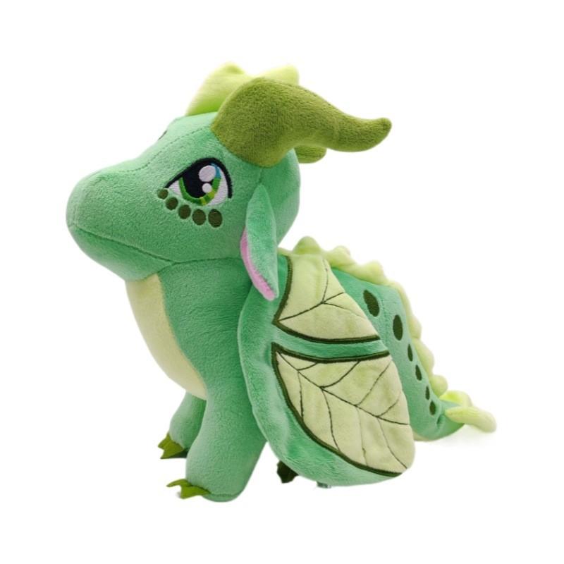 Süßes Grünes Drachen Plüschtier Weiches Kuscheltier Begleiter Geschenk für Kinder Jungen Mädchen Zimmerdekoration
